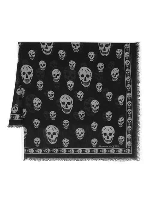 Black/grey scarf Alexander McQueen | 5577174943Q1062